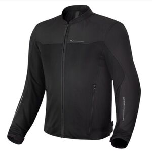 Men's Black Shima Motorcycle Jacket W/Pads
